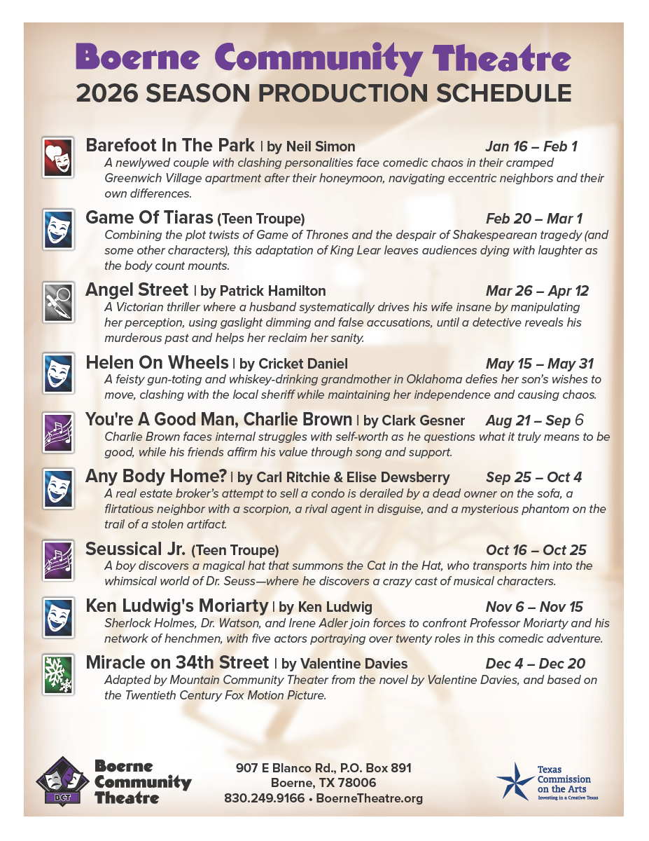 Boerne Community Theatre Box Office