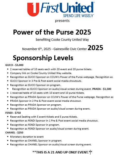 Cooke County United Way Box Office