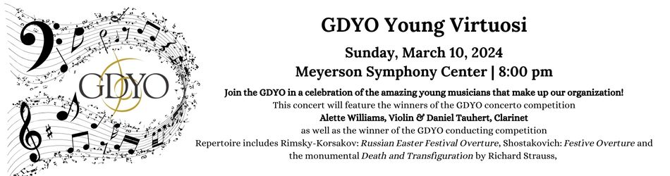 Greater Dallas Youth Orchestra Box Office