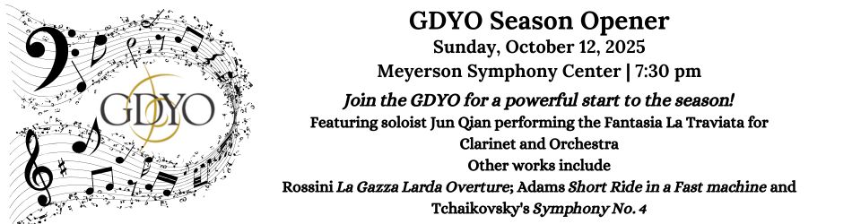 Greater Dallas Youth Orchestra Box Office