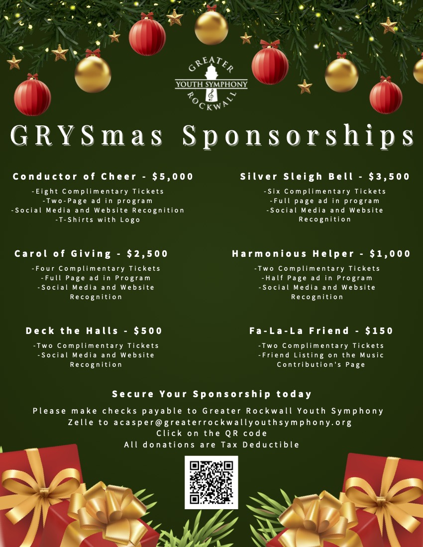 Greater Rockwall Youth Symphony Box Office